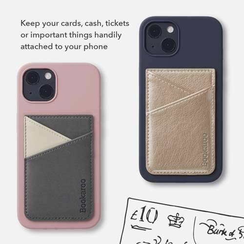BOOKAROO PHONE POCKET CHARCOAL