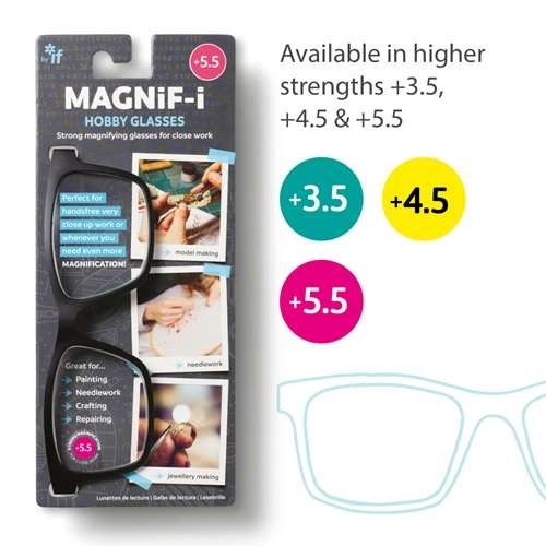 MAGNIF I HOBBY GLASSES +3.5