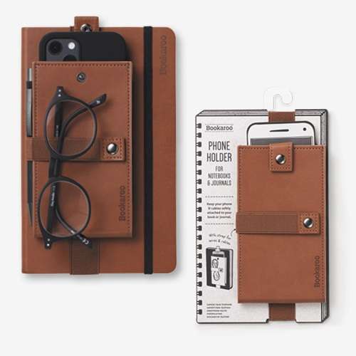 BOOKAROO PHONE HOLDER BROWN