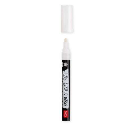 ACRYLIC MARKER BE BOLD WHITE