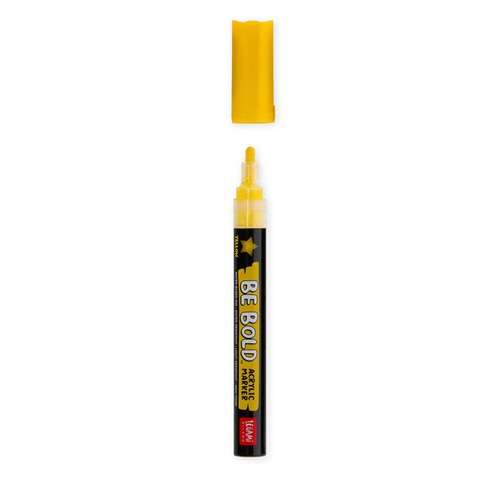 ACRYLIC MARKER BE BOLD YELLOW