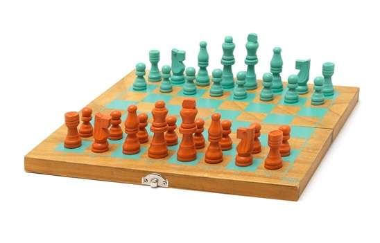 2 IN 1 CHESS & DRAUGHTS