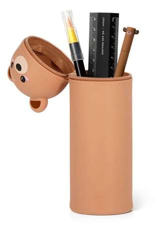 SOFT SILICONE PENCIL CASE TEDDY BEAR