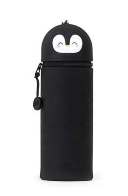 SOFT SILICONE PENCIL CASE PENGUIN