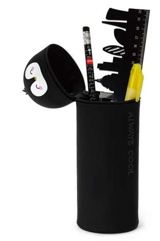 SOFT SILICONE PENCIL CASE PENGUIN
