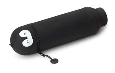 SOFT SILICONE PENCIL CASE PENGUIN