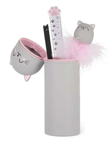 SOFT SILICONE PENCIL CASE KITTY