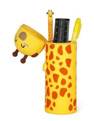SOFT SILICONE PENCIL CASE GIRAFFE