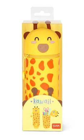 SOFT SILICONE PENCIL CASE GIRAFFE