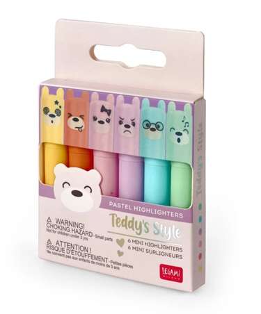 TEDDY'S STYLE MINI PASTEL HIGHLIGHTERS