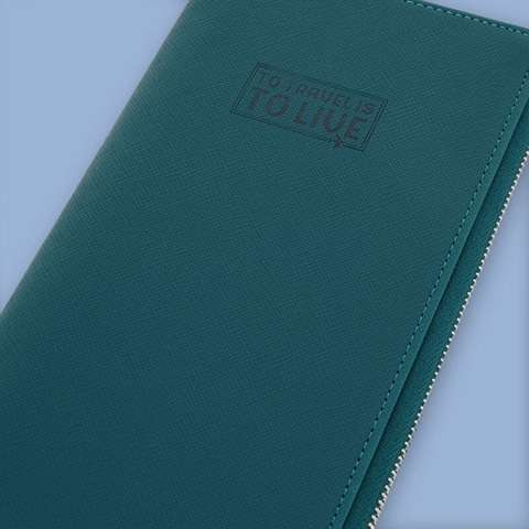 TRAVEL ORGANISER PETROL BLUE