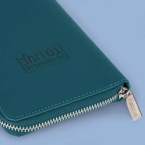 TRAVEL ORGANISER PETROL BLUE