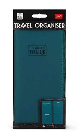 TRAVEL ORGANISER PETROL BLUE
