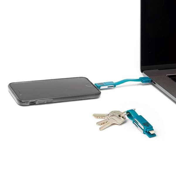 6 IN 1 KEYCHAIN CHARGING CABLE