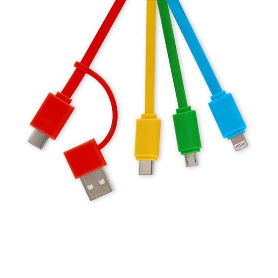 CHARGING MULTI CABLE RAINBOW