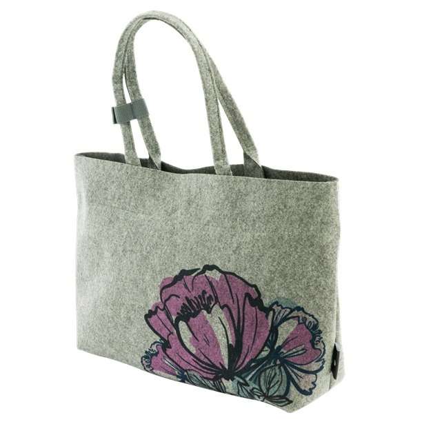Totes Babe Peony Diaper Tote?Grey