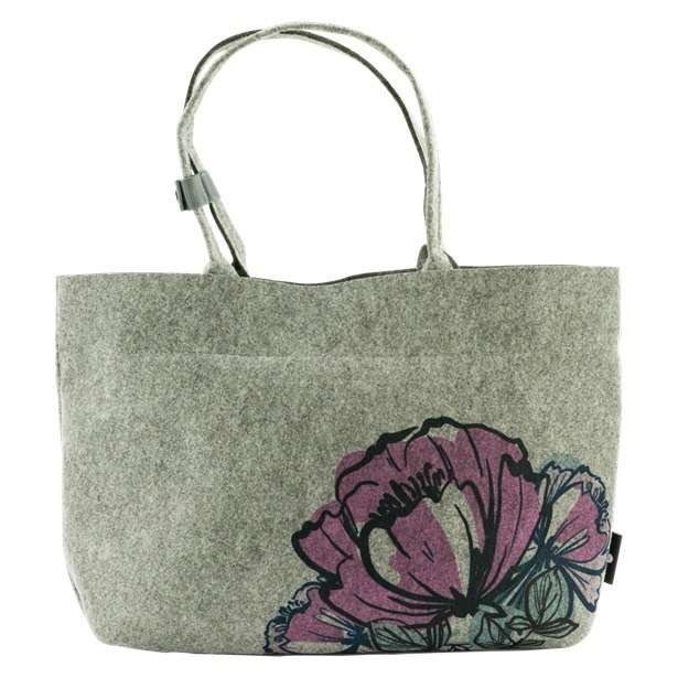 Totes Babe Peony Diaper Tote?Grey