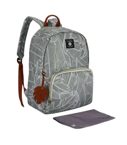 Totes Babe Selva  Diaper Backpack Botanical Sage