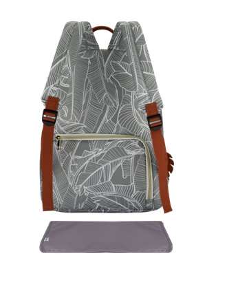 Totes Babe Selva  Diaper Backpack Botanical Sage