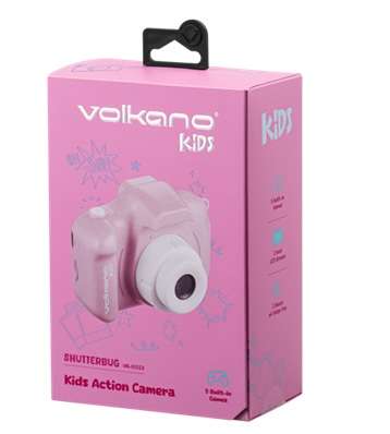Volkano Kids Mini Shutterbug series Action Cam - Pink