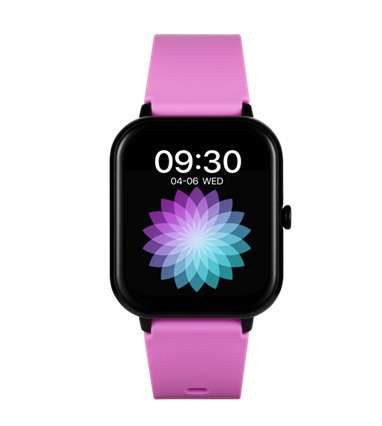 Volkano Chroma Series Smartwatch with Flamingo Pink strap