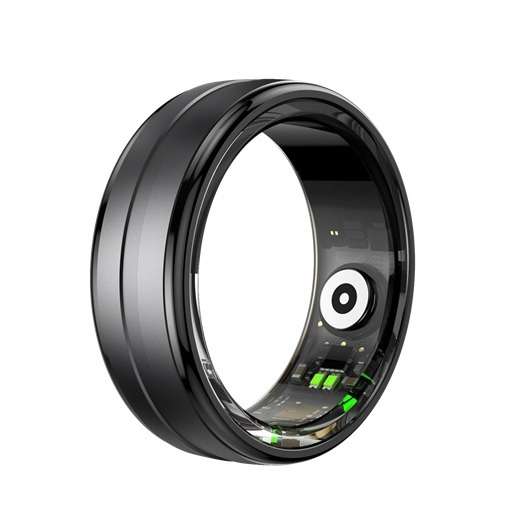 Volkano Ring series Smart Ring With Charge Case - Black 20.6mm