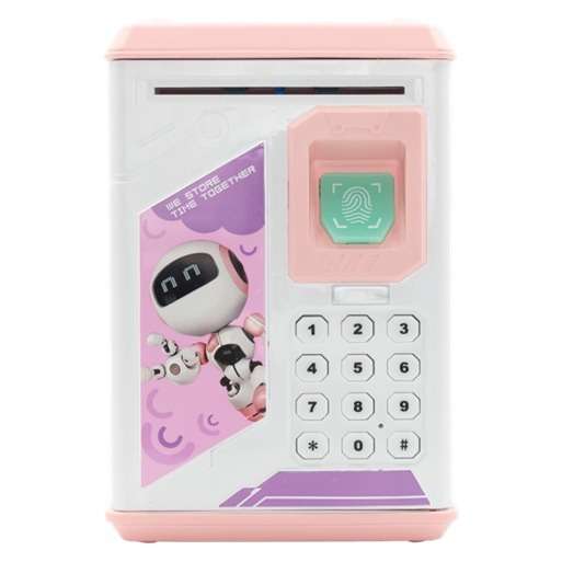 Volkano Kids Robo Vault series Kids Money Saving Vault - Pink