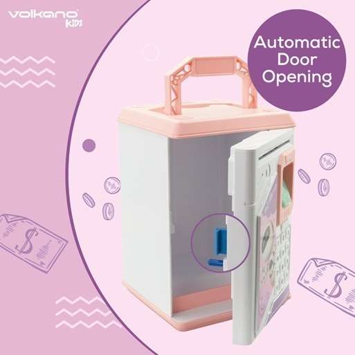 Volkano Kids Robo Vault series Kids Money Saving Vault - Pink