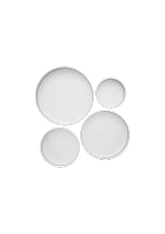 Wilton Aluminum Round Cake Pan Tier Set ? 15, 20, 25 & 30 cm
