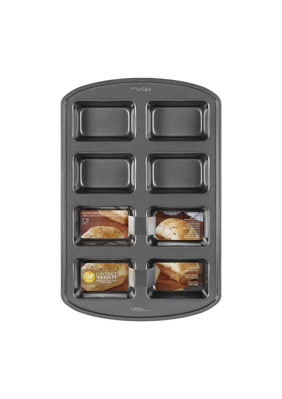 Wilton Perfect Results Non-Stick Mini Loaf Pan, 8-Cavity