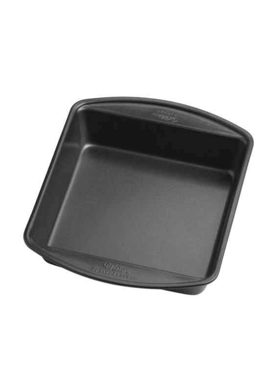 Wilton Perfect Results Premium Non-Stick Square Cake Pan ? 20 x 20 cm