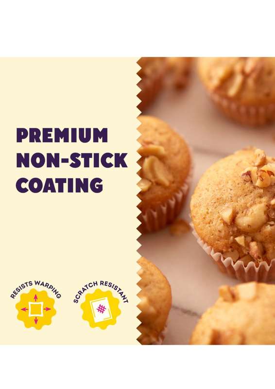 Wilton Perfect Results Premium Non-Stick Mini Muffin & Cupcake Pan ? 24-Cavity