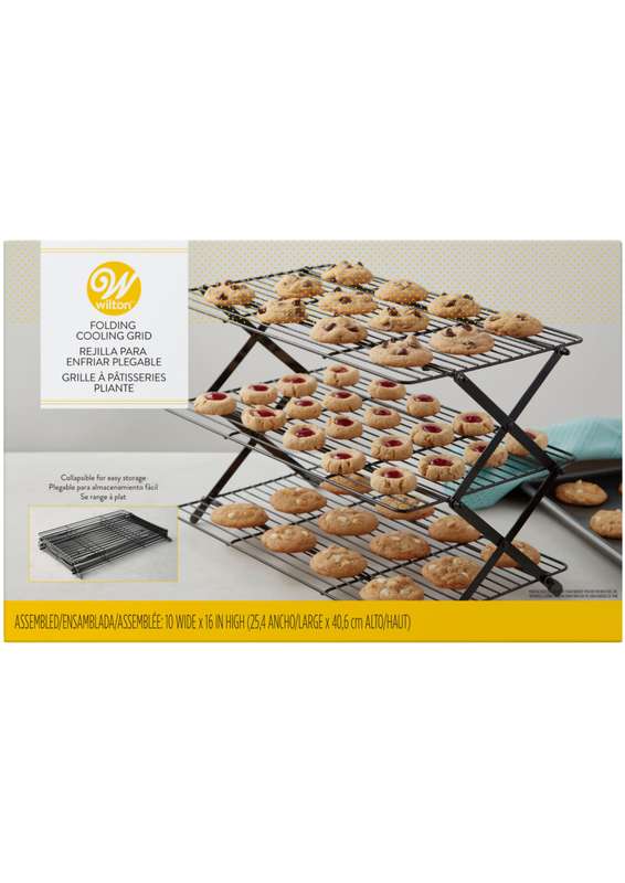 Wilton Gold 3-Tier Collapsible Cooling Grid (25.4 cm Wide x 40.6 cm Tall)