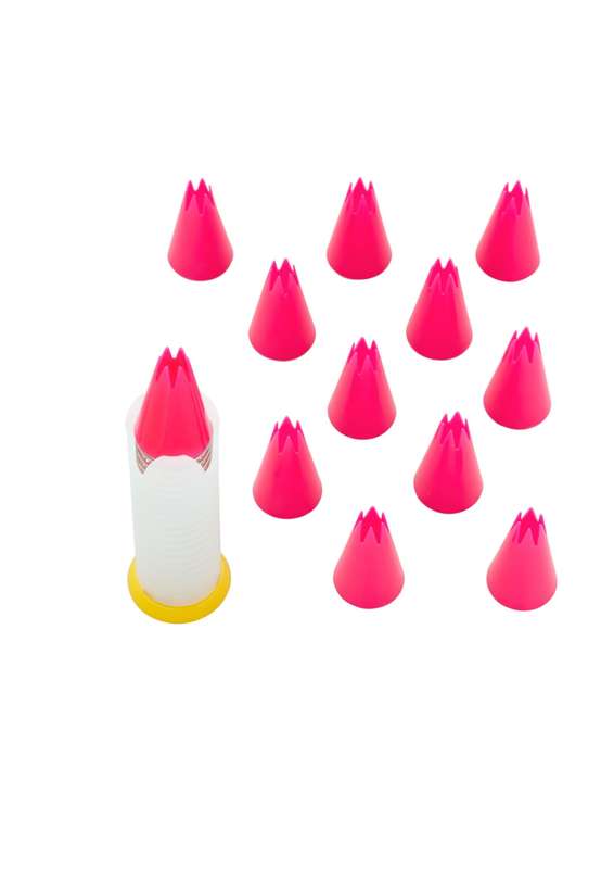 Wilton Pop-Up Piping Tip Dispenser ? Includes 12 Disposable Piping Tips (Tip 1M)