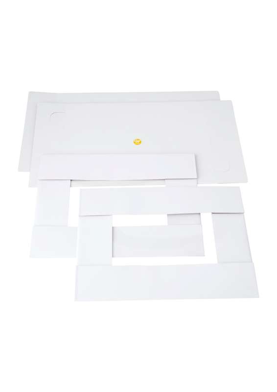 Wilton White Cake Boxes with Windows ? 2-Pack (48.3 x 35.6 cm)