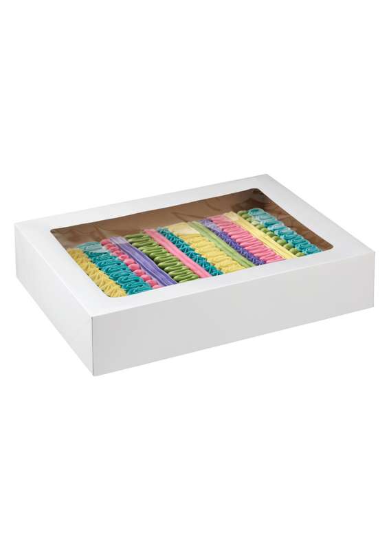 Wilton White Cake Boxes with Windows ? 2-Pack (48.3 x 35.6 cm)