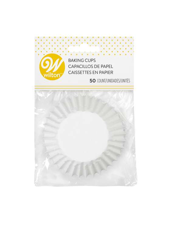 Wilton Jumbo White Cupcake Liners ? 50-Count (5.7 x 3.8 cm)