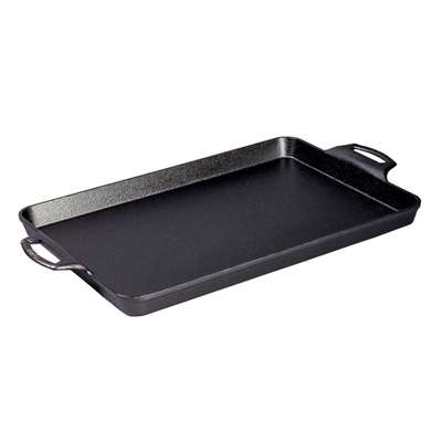 Lodge Cast Iron 15.5 x 10.5 Inc Seasoned Baking Pan