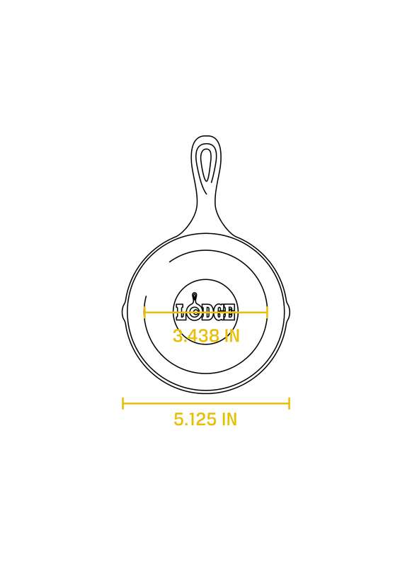 Lodge Cast Iron Heat-Treated Skillet 12.7cm