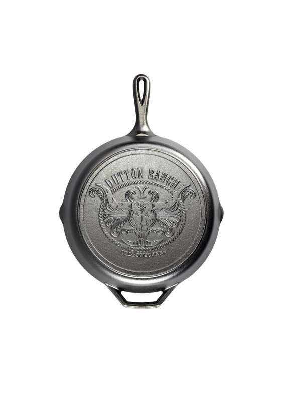 Lodge Cast Iron Yellowstone 12 Inch Cast Iron Steer Skillet