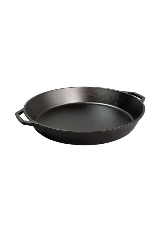 Lodge Cast Iron 17 Inch Seasoned Cast Iron Dual Handle Pan