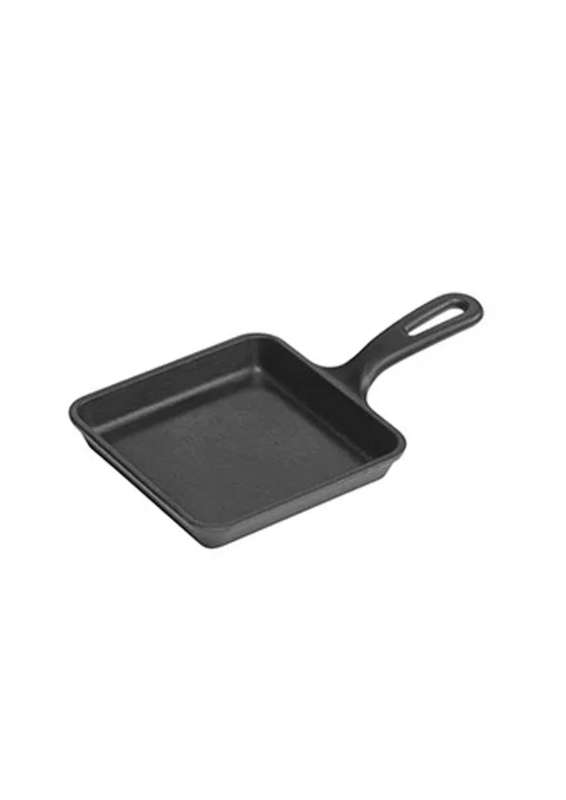 Lodge Cast Iron 5.5 Inch Seasoned Cast Iron Square Cast Iron Skillet