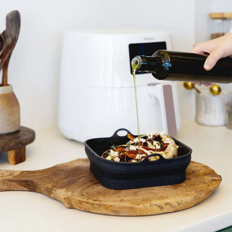 Air Fryer Bowl-Square-Raven Twin Pack