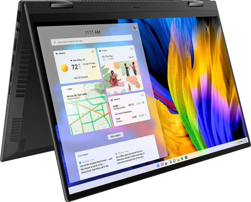 Refurbished - Asus Zenbook 14 Flip AMD Ryzen 7 14` OLED Touch 16GB 1TB SSD Win 11 Home Notebook