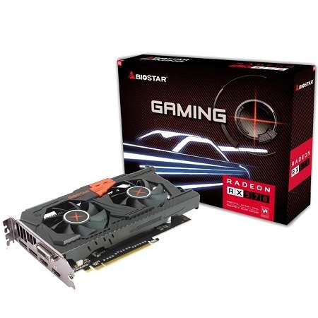 BIOSTAR ATI 4GB, 256B, RX570 GRAPHICS CARDS