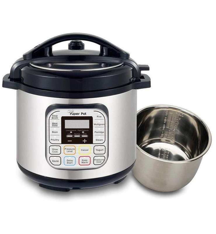 Silkinder 14-in-1 Programmable Smart Multi-Cooker Stainless Steel Inner - Open Box Bargain