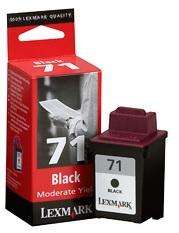Lexmark No 71 Mod. Blk Print Cartridge Cartridges