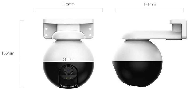 Ezviz C8W Pro Pan And Tilt Cam 2K Res Cctv