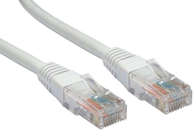 10 Mtr Cat6 Flylead Light Grey Network Cable