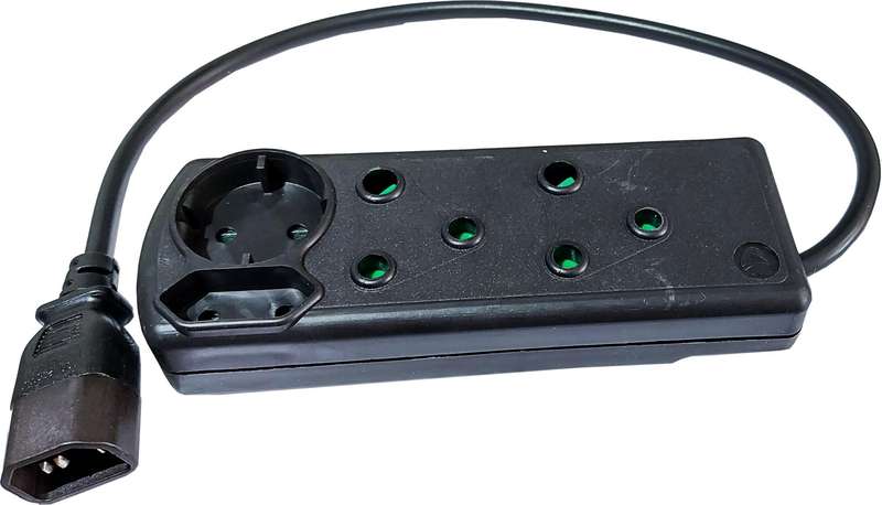 MALE IEC - 2X2 MULTI PLUG 0.5M CABLES